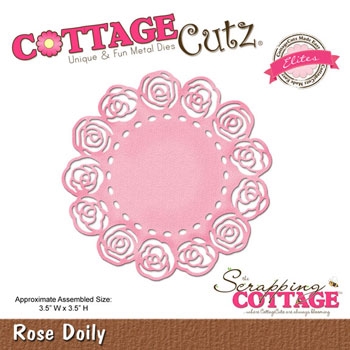  Cottage Cutz die Rosen krans 8,9x8,9cm